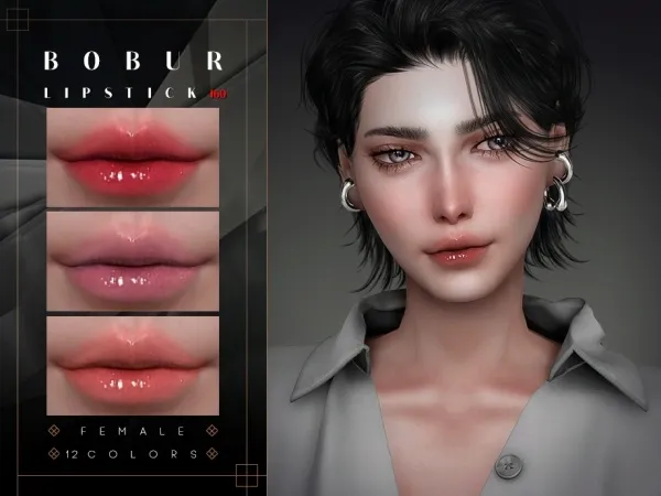 Alpha Lip Gloss - The Sims 4 Custom Content
