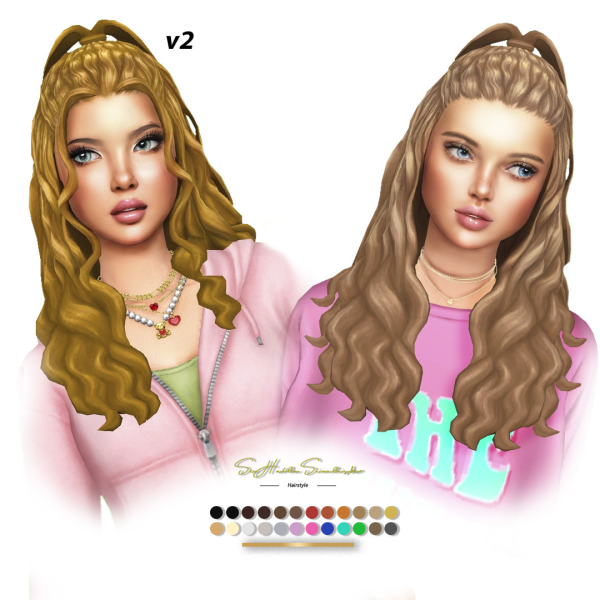 Maxis Match Rubi Hairstyles by simsfinds - The Sims 4 Custom Content