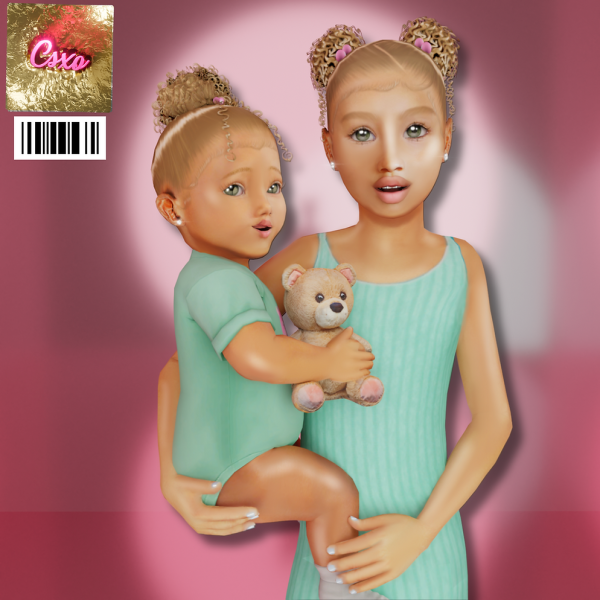 Alpha Camy Coi Hair by simsfinds - The Sims 4 Custom Content