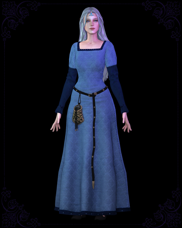 Maxis Match Rosa dress by simsfinds - The Sims 4 Custom Content