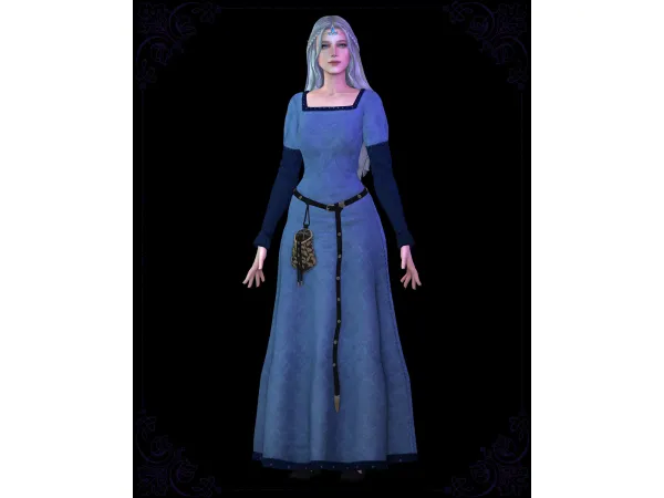 Maxis Match Rosa dress by moriel - The Sims 4 Custom Content