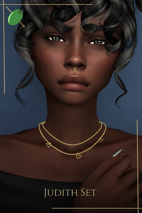 Alpha Judith Set by pitted0live - The Sims 4 Custom Content