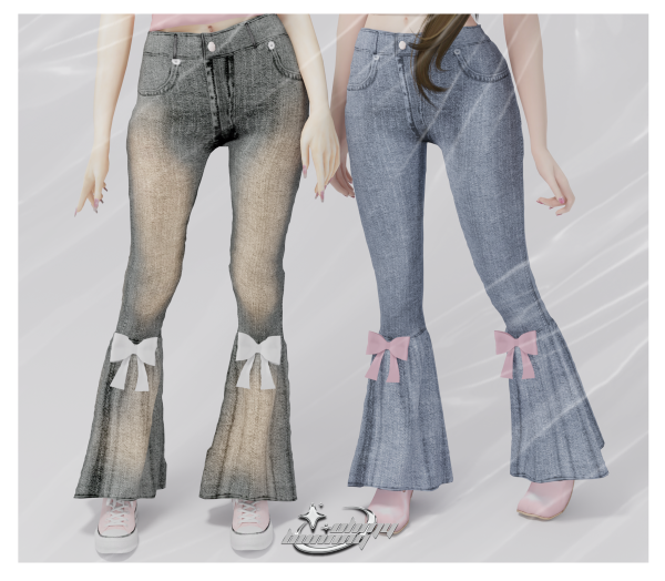 Alpha COQUETTE JEANS by ohmybunnny2 - The Sims 4 Custom Content