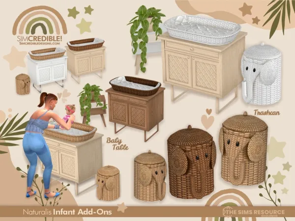 Alpha Naturalis Infants - The Sims 4 Custom Content