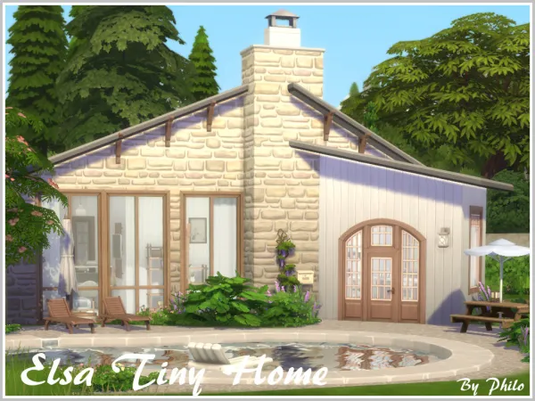 Maxis Match Elsa Tiny Home by Philo995 - The Sims 4 Custom Content