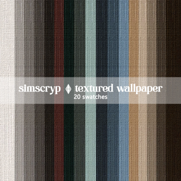 Alpha simscryp textured wallpaper by simsfinds - The Sims 4 Custom Content