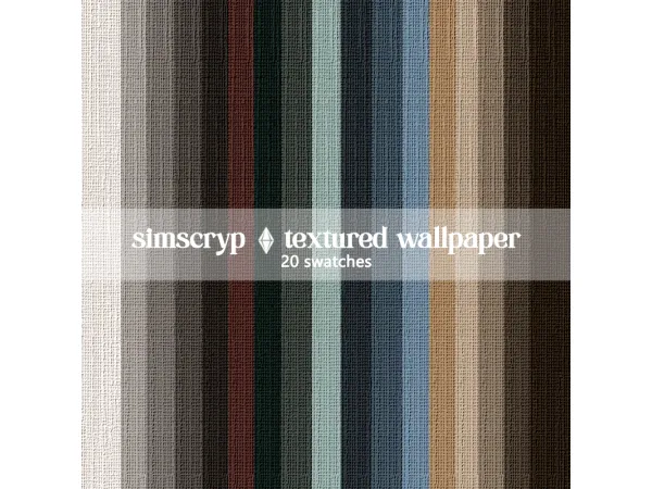 Alpha simscryp textured wallpaper - The Sims 4 Custom Content