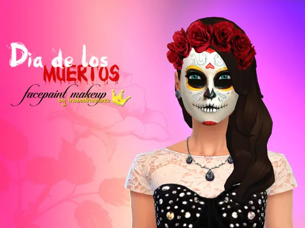 Maxis Match Day of the Dead Facepaint by inabadromance - The Sims 4 Custom Content