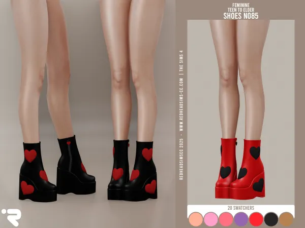 Alpha AF SHOES N085 - The Sims 4 Custom Content