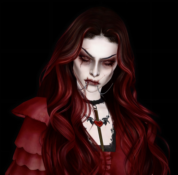 Alpha Vampire Sims by simsfinds - The Sims 4 Custom Content