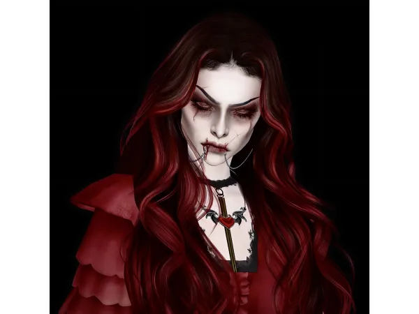 Alpha Vampire Sims by WY_Sims - The Sims 4 Custom Content