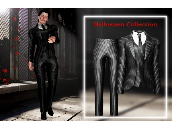 Alpha Gomez Addams (Inspire by Addams Family) - The Sims 4 Custom Content