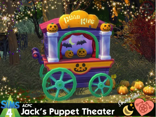 Maxis Match ACPC Jack's Puppet Theater by simdertalia - The Sims 4 Custom Content