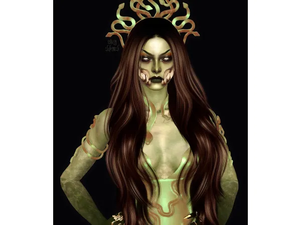 Alpha Snake sims by WY_Sims - The Sims 4 Custom Content
