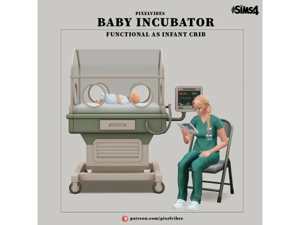 Mix Baby Incubator - The Sims 4 Custom Content