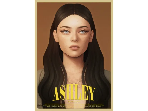 Sims 4 ashley hair by dogsill