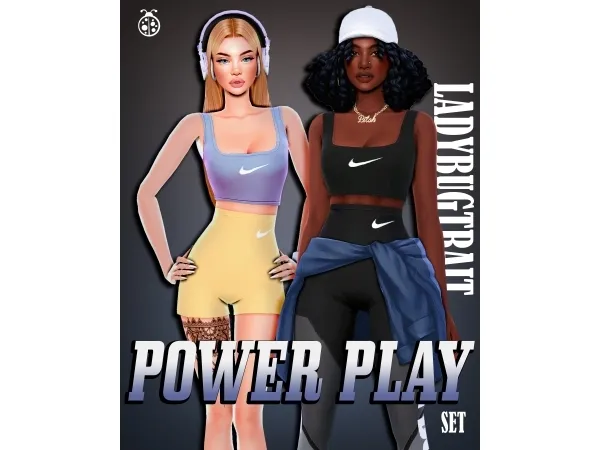 Maxis Match POWER PLAY SET - The Sims 4 Custom Content