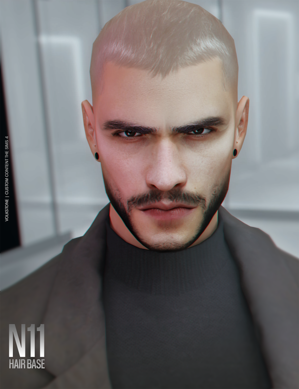 Alpha VOLKSTONE HAIR BASE N11 [FREE] by volkstonesims - The Sims 4 Custom Content