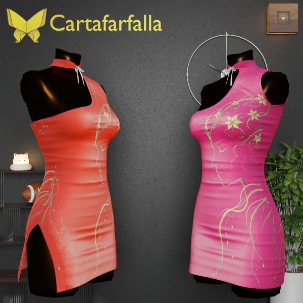 Alpha Cartafarfalla Golden Muse by cartafarfalla - The Sims 4 Custom Content