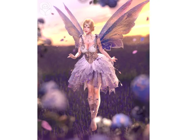 Mix [ROSELIPA] Fairy Tale - The Sims 4 Custom Content