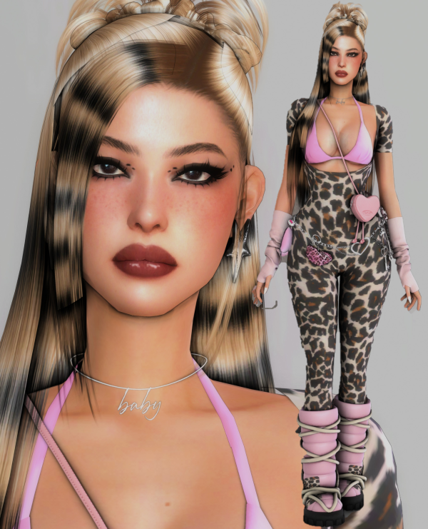 Alpha Sally Hayes by simsfinds - The Sims 4 Custom Content