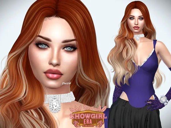 Mix Showgirl Era Ginger Adams - The Sims 4 Custom Content