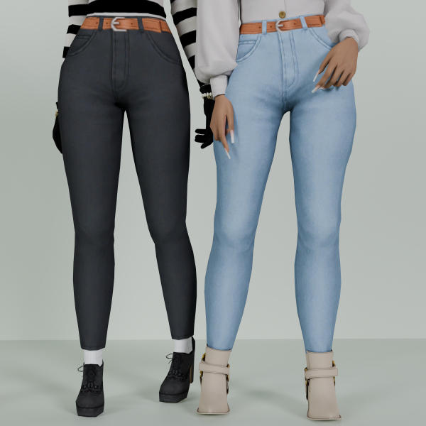 Maxis Match Amlie Jeans by simsfinds - The Sims 4 Custom Content