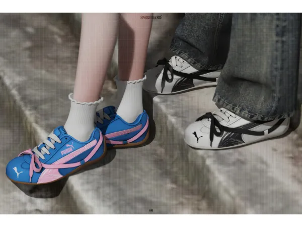 Alpha PUMA Speedcat LEA x ROSu00c9 by mirosims2020 - The Sims 4 Custom Content