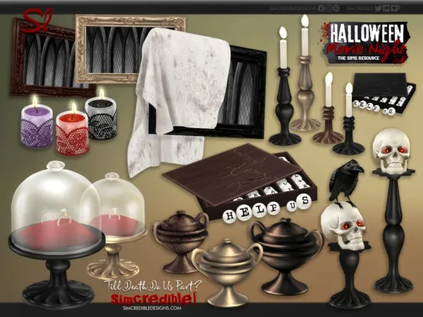 Alpha Till death do us part Decor - The Sims 4 Custom Content