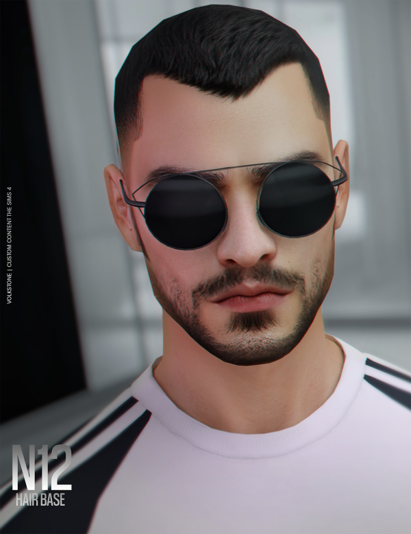 Alpha HAIR BASE N12 Pack Red (FREE) by volkstonesims - The Sims 4 Custom Content