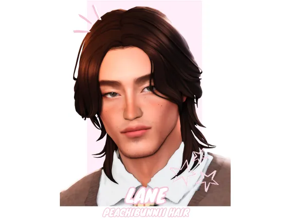 Sims 4 Lane Hair by Peachibunnii