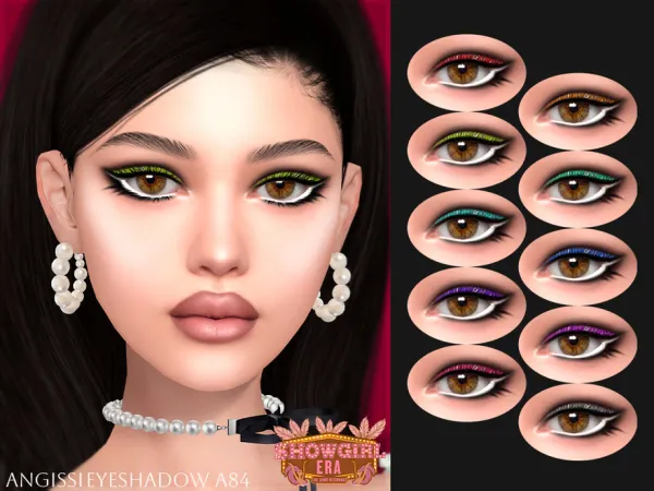 Alpha Eyeshadow A84 by ANGISSI - The Sims 4 Custom Content