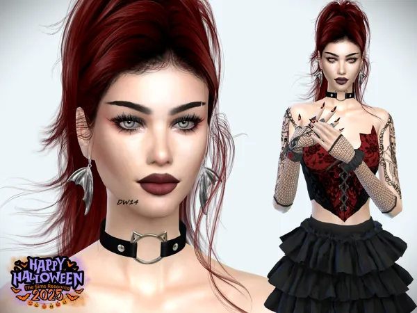 Mix Halloween 2025 Gladys Lowe - The Sims 4 Custom Content