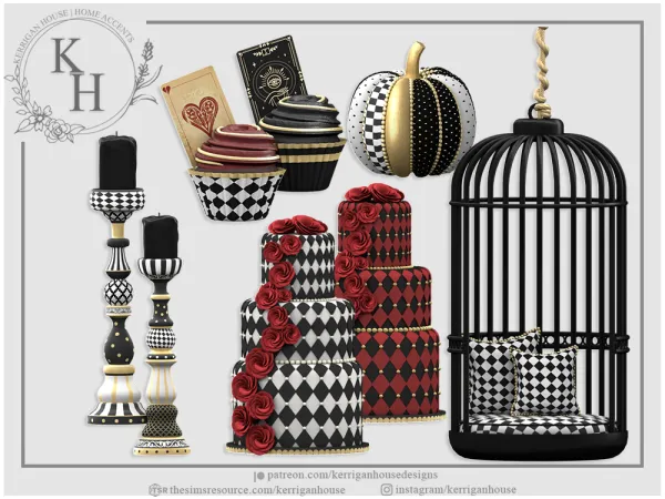 Alpha [khd] harlequin set - The Sims 4 Custom Content