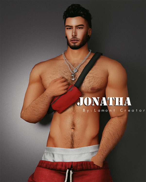 Mix jonatha male sim by lamontcreatorr - The Sims 4 Custom Content