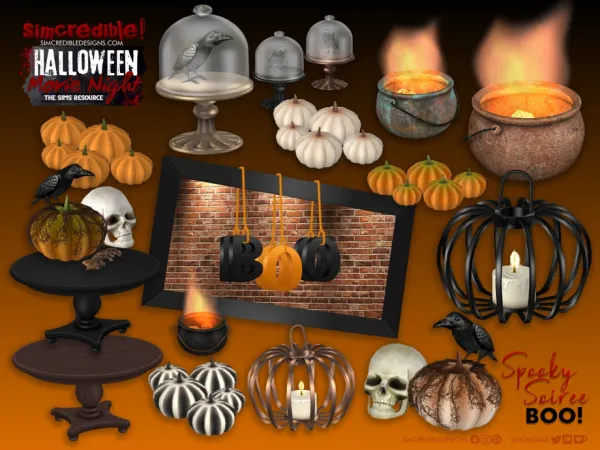 Alpha Boo Spooky Soiree - The Sims 4 Custom Content