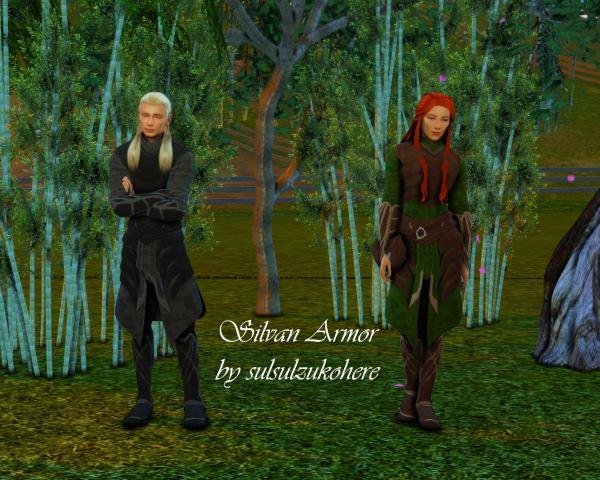 Maxis Match Silvan Armor by sulsulzukohere - The Sims 4 Custom Content