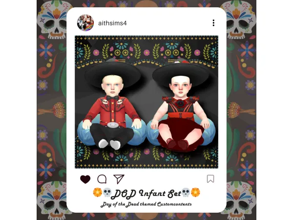 Maxis Match DOD Infant Set by aithsims - The Sims 4 Custom Content