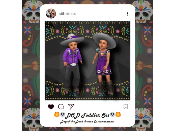Maxis Match DOD Toddler Set by aithsims - The Sims 4 Custom Content