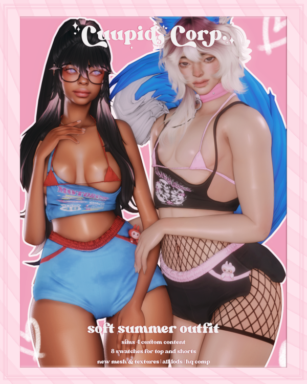 Alpha cuupid corp soft summer by missme12 - The Sims 4 Custom Content