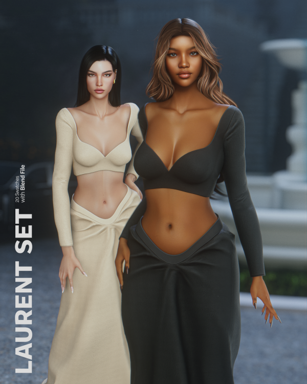Alpha Laurent Set by stranger - The Sims 4 Custom Content