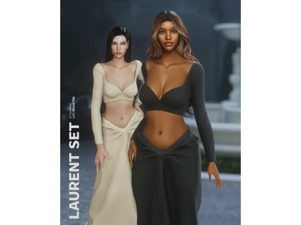 Alpha Laurent Set - The Sims 4 Custom Content