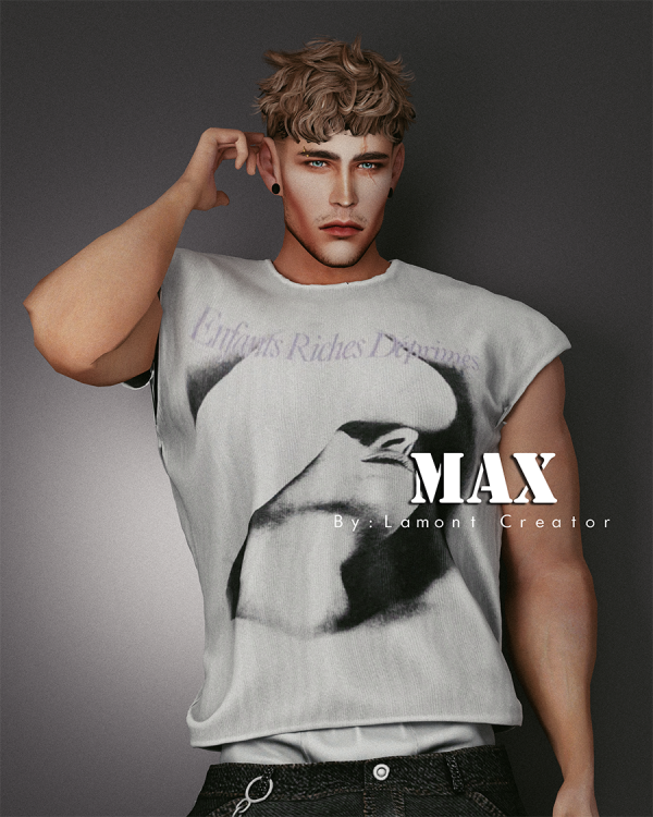 Mix max male sim by lamontcreatorr - The Sims 4 Custom Content