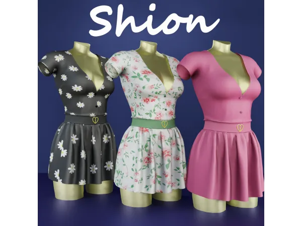 Sims 4 Shion-Nikkie Dress