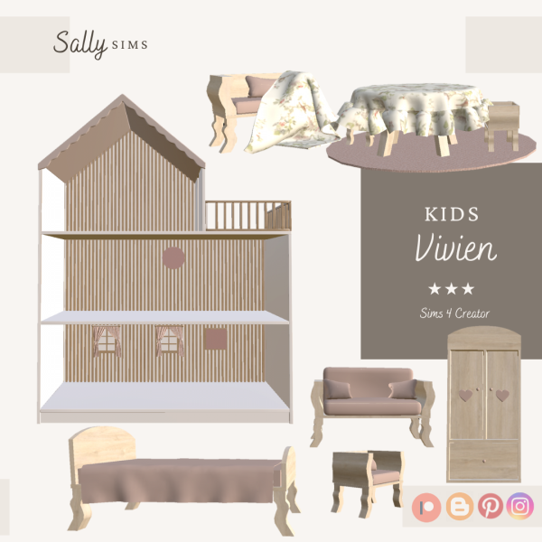 Alpha Kids Vivien by sally4sims - The Sims 4 Custom Content