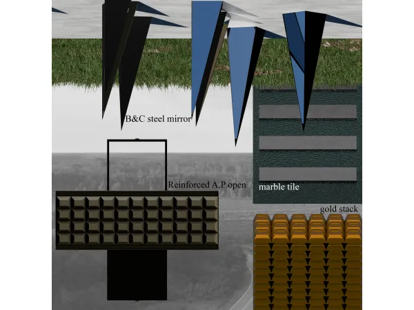 Sims 4 Alpha Cenas para Blender CC: Le Farnie pack X4 by B_Csims