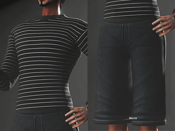 Pugsley Addams Pants & Sweater