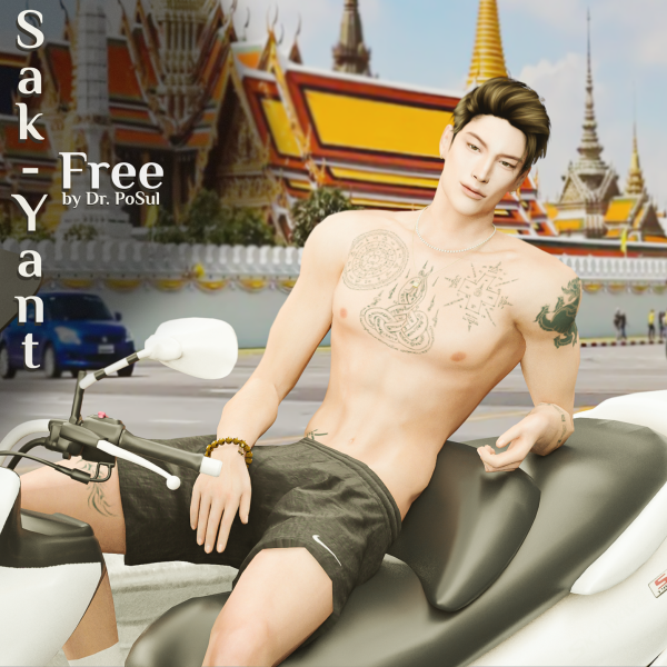 Mix Tattoo Collection Sak Yant Free by simsfinds - The Sims 4 Custom Content