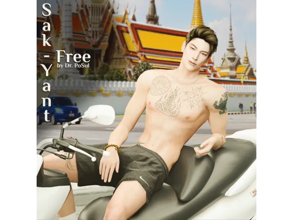 Sims 4 Tattoo Collection: Sak Yant | Free By po_sul
