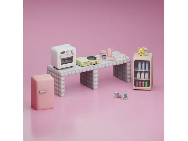 Sims 4 The Mini Munchies Set by SnootySims